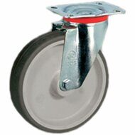 Колесо 71 80x30 поворотное с тормозом C/B SRP FR.SUPER LEGGERO+ ETICHETTA cod 716301ET вес 0,55кг