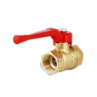Кран шаровый  25(1) F/F PN 40 рычаг красный вес 418 г кор 60 шт FWL51-F25-F25x ProAgua